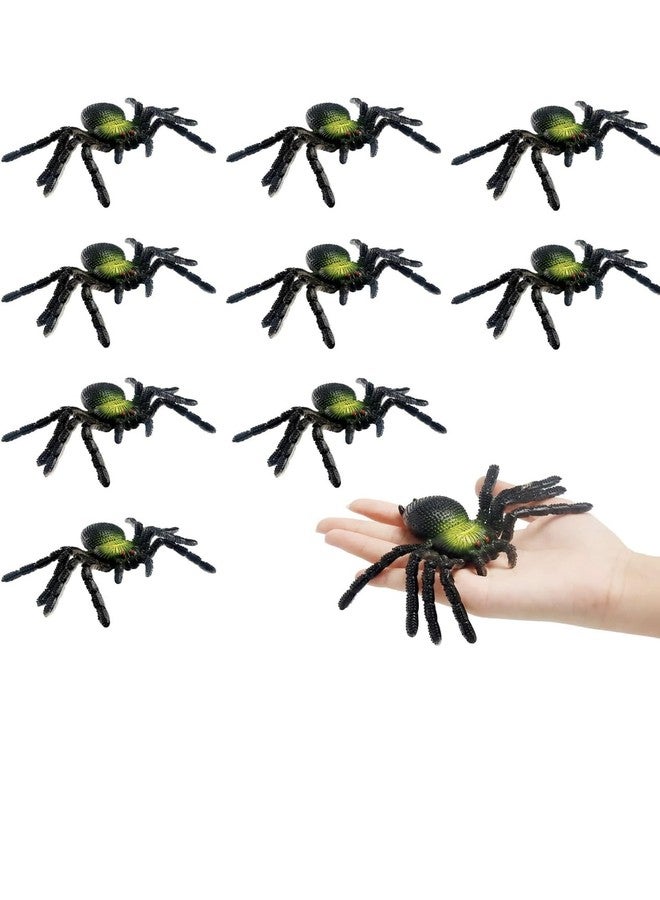 richtots Premium Spider Decorations, Large Spider Rubber Fake Spider Realistic Prank Props for Home Indoor Party Decorations Supplies - Image 1